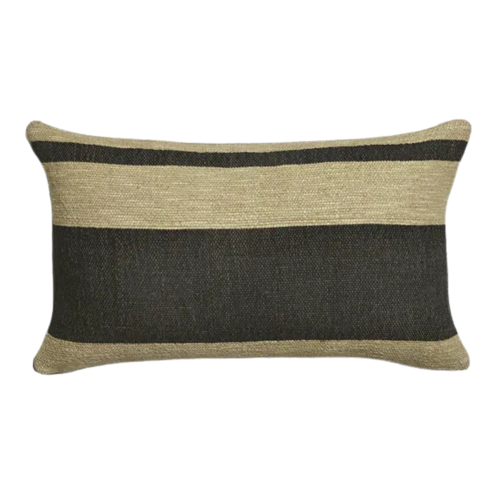 Set of 4 Moroccan Pillow Covers – Black & Beige, Various Sizes