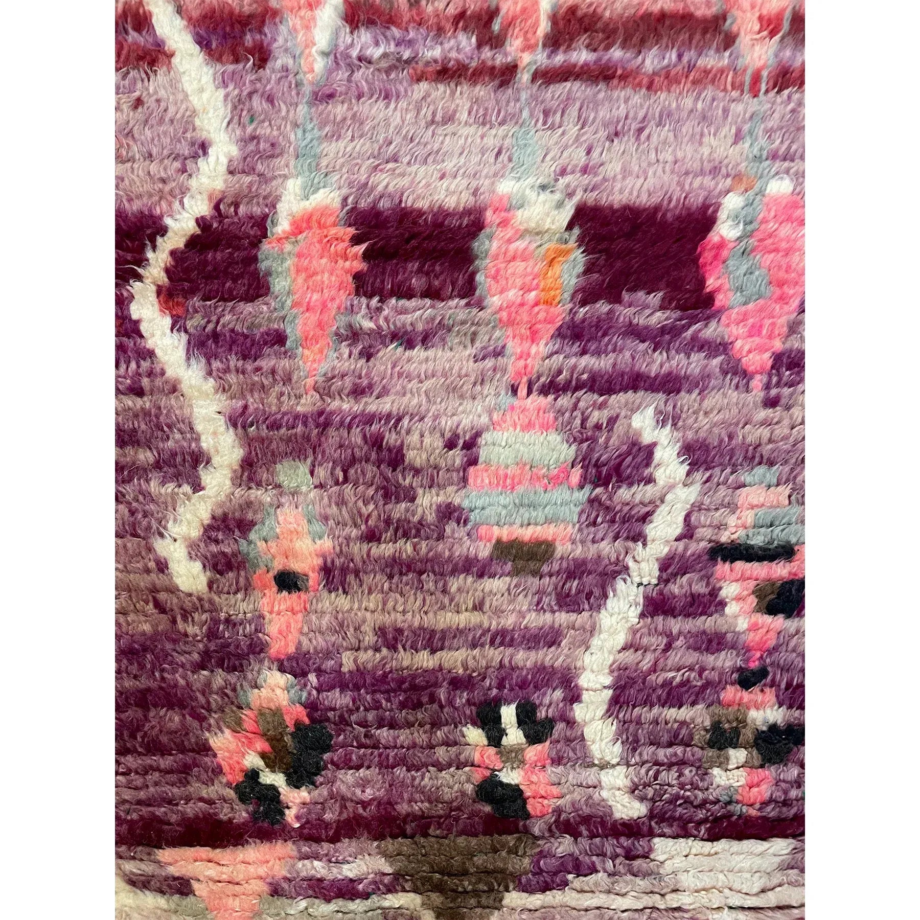 Vintage Boujaad Moroccan Runner – Wool, 2’9″ x 12’10”