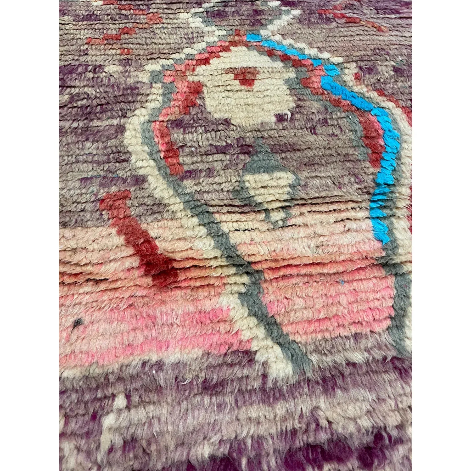 Vintage Boujaad Moroccan Runner – Wool, 2’9″ x 12’10”