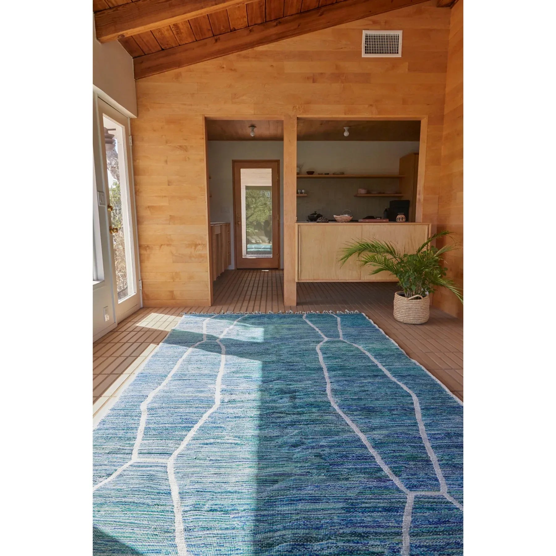 Moroccan Beni Mrirt Wool Area Rug – 6' x 9'