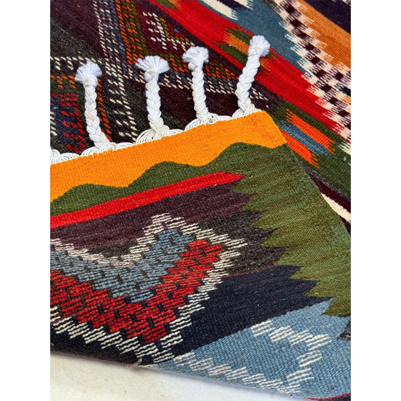 Colorful Kharita Moroccan Runner – Wool, 2’3″ x 7’2″