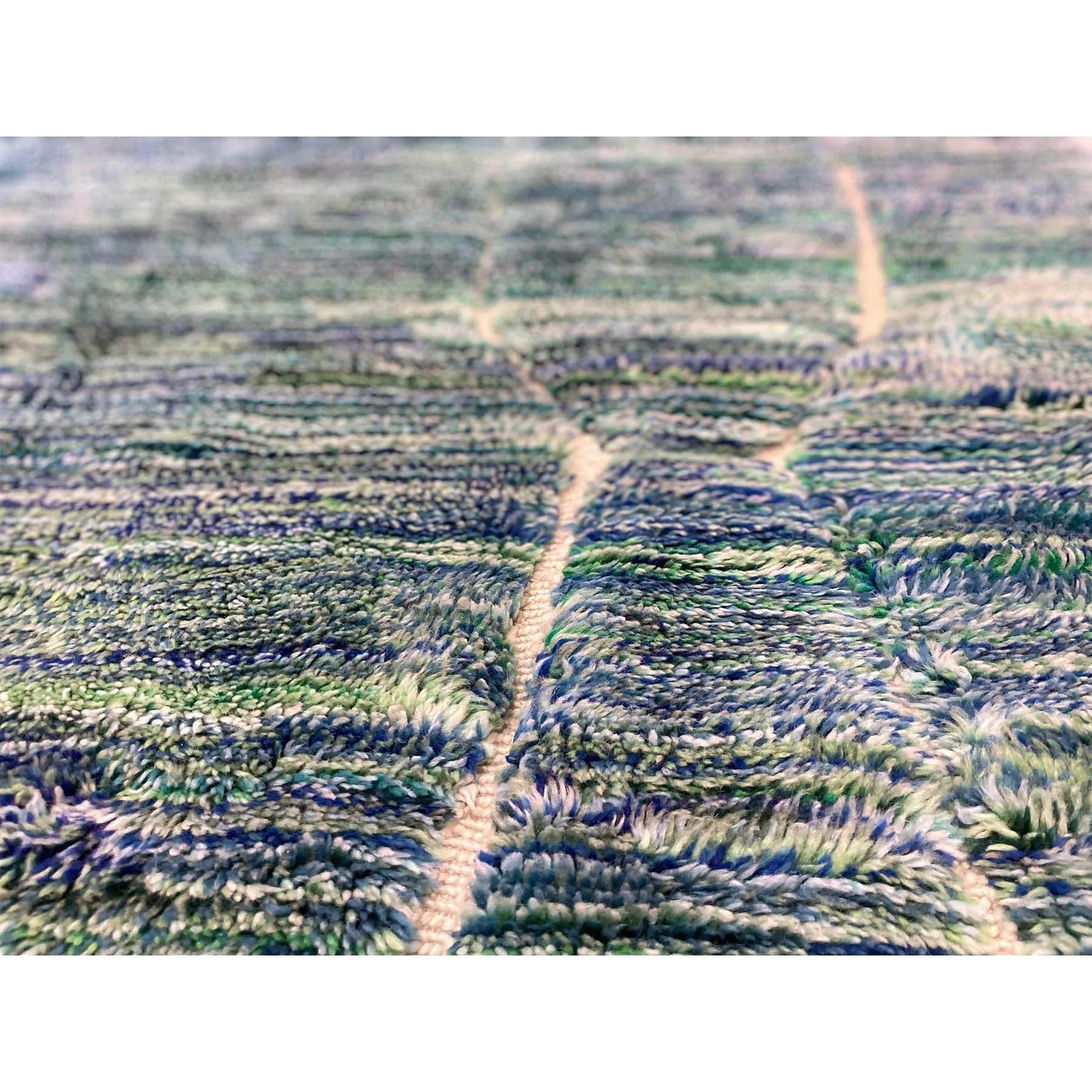 Moroccan Beni Mrirt Wool Area Rug – 6' x 9'