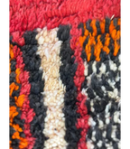 Moroccan Boujaad Wool Runner – 2 ft 4 in × 10 ft 8 in, Multi - color - Cooperative Atma